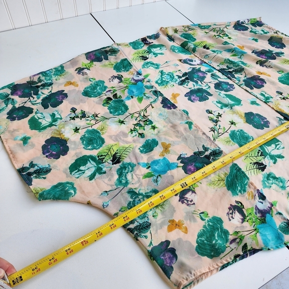 Windsor Women’s Floral Print Kimono Sheer Cover Up Beige One Size Fits Most OS - Picture 10 of 10